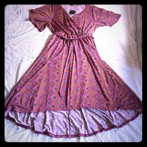 BOHO EAST ADELINE HIGH LOW DRESS